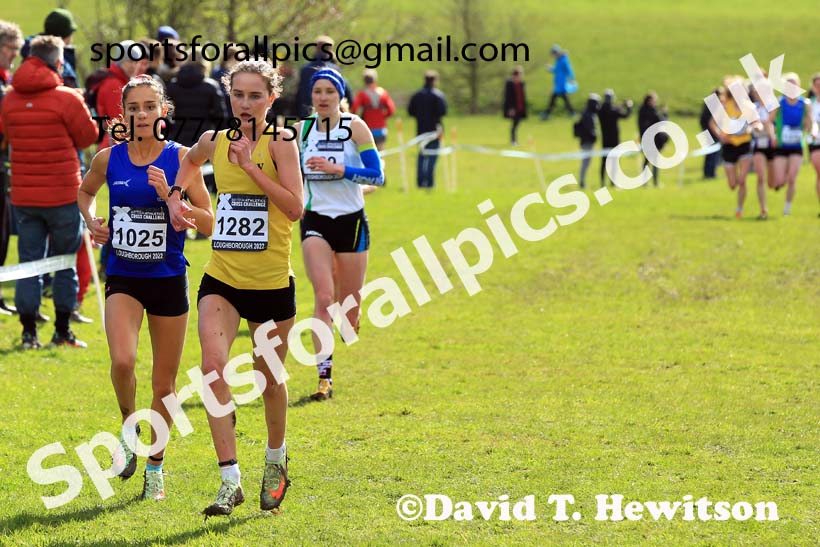 Senior Womens 2022 CAU Inter Counties Cross Country, Prestwold Hall, Loughborough.  Photo: David T. Hewitson/Sports for All Pics